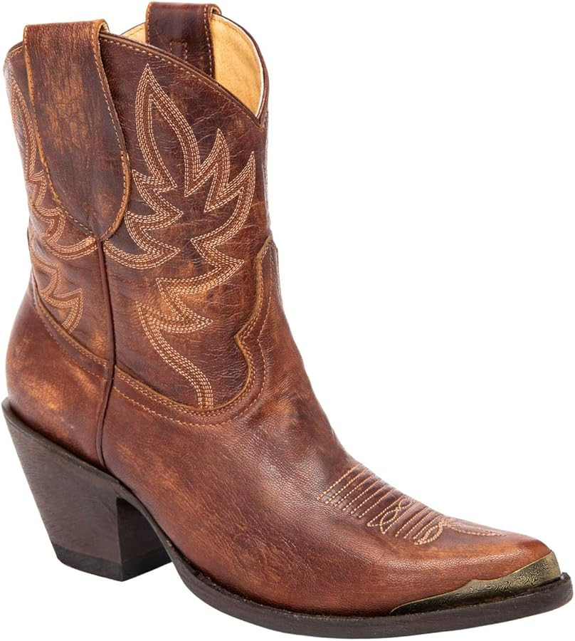 Women's Wheels Western Booties Pointed Toe - IDL001-2 - Fueled by Miranda Lambert | Amazon (US)