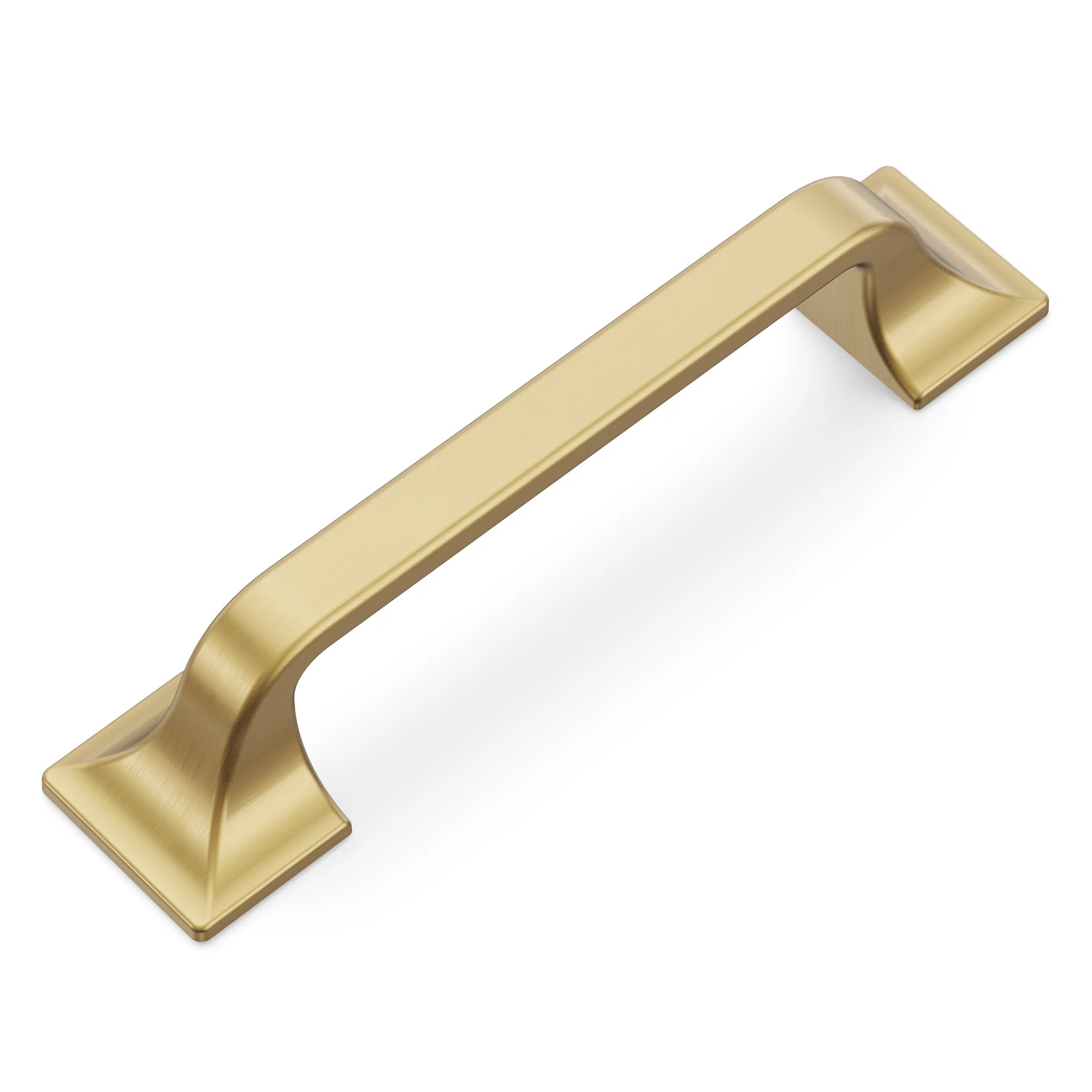 Forge Collection Handle Pull - 3-3/4" Center to Center Cabinet Pull Champagne Bronze - Farmhouse ... | Wayfair North America