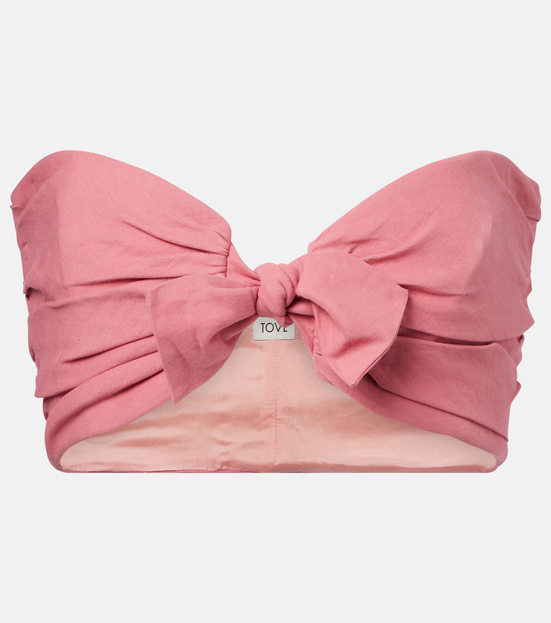 Awa linen and cotton-blend bra top | Mytheresa (US/CA)
