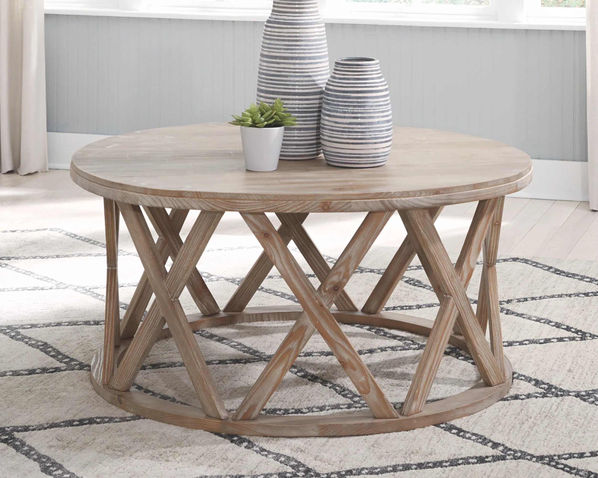 Nyles Solid Wood Frame Coffee Table | Wayfair North America