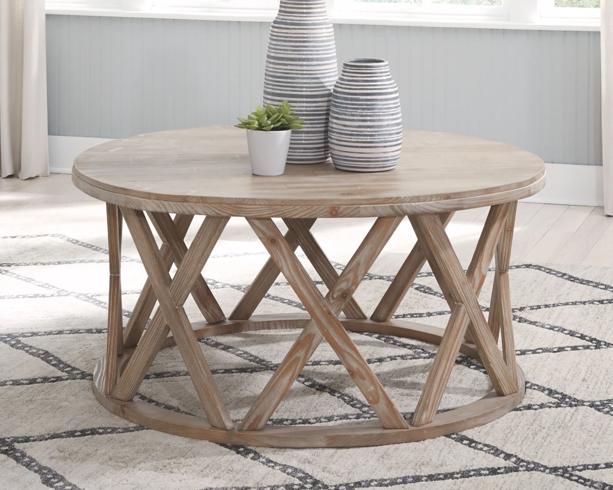 Nyles Solid Wood Frame Coffee Table | Wayfair North America
