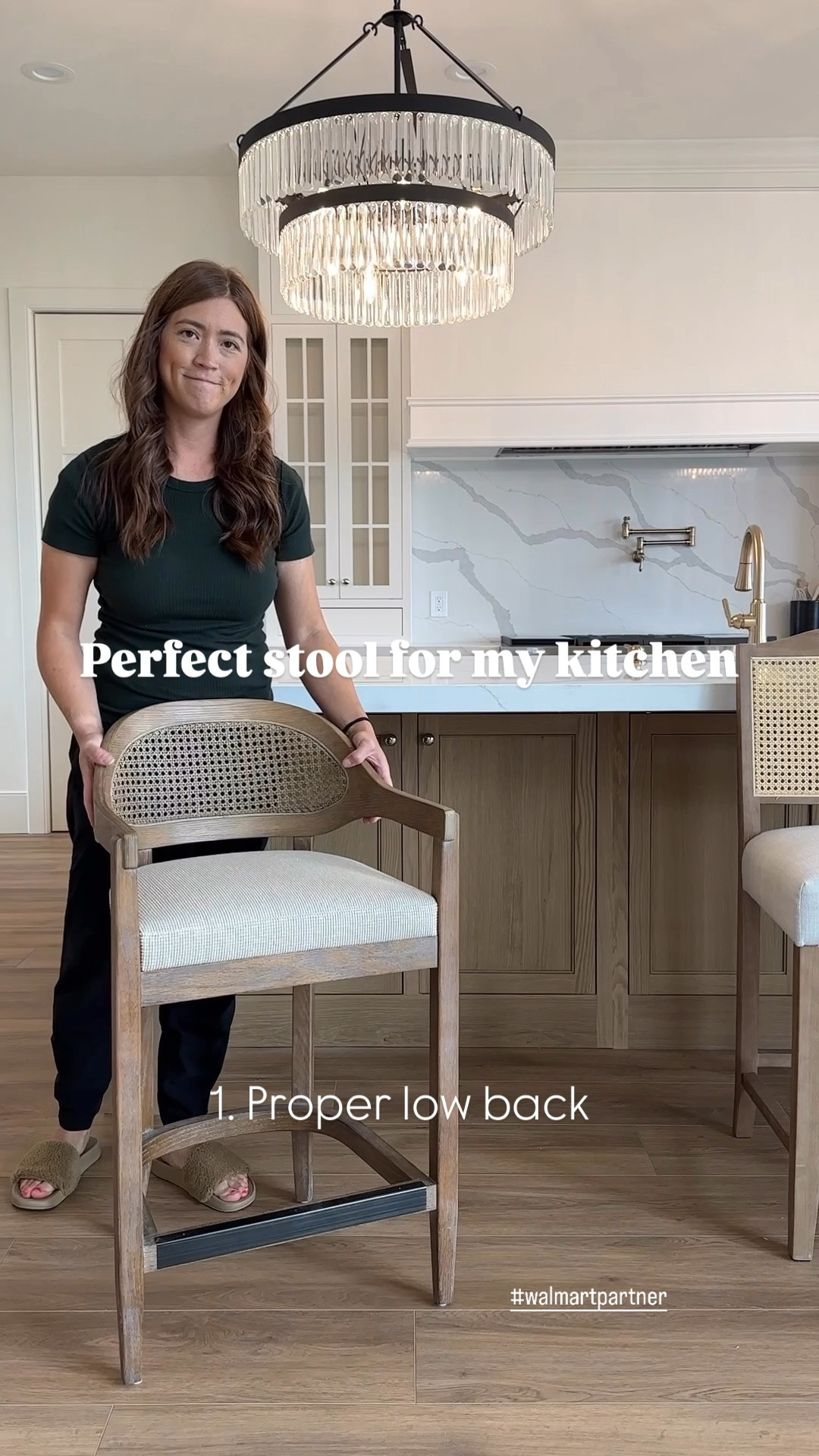 Smitten by some cane stools @walmart #walmartpartner #walmarthome 