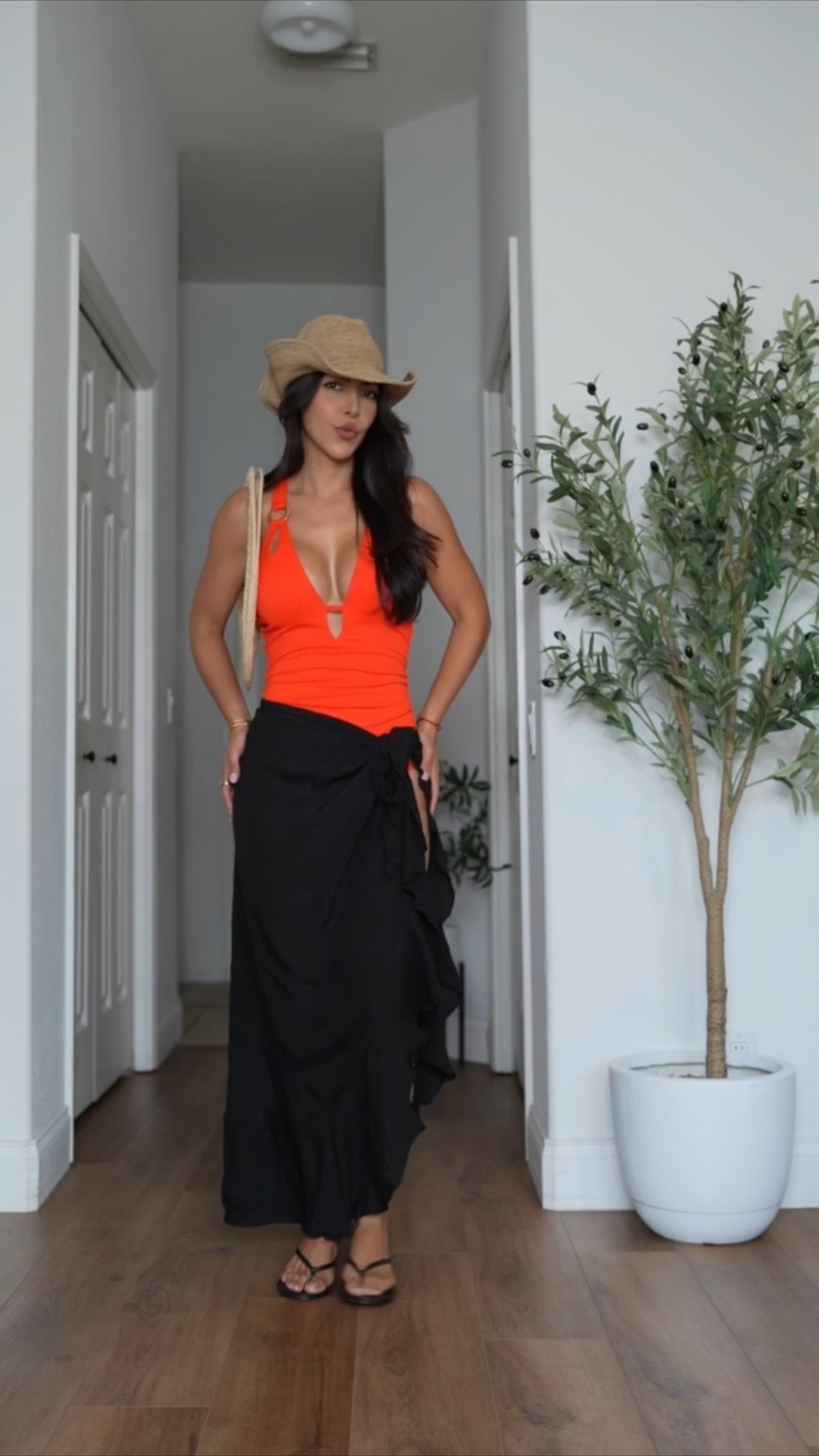 Beach vacation ootd 🏝️

Wearing a vibrant orange @Cupshe swimsuit with a black sarong. So cute to wear as a beach day outfit. Linking more beach outfits and swimwear below!

discount code: Ozco15 can enjoy 15% oﬀ on orders of $70+


Black swimsuit cover up, vacation swimsuits, orange one piece swimsuit, tummy control swimwear summer vacation outfit

#LTKootd #LTKSwim #LTKTravel