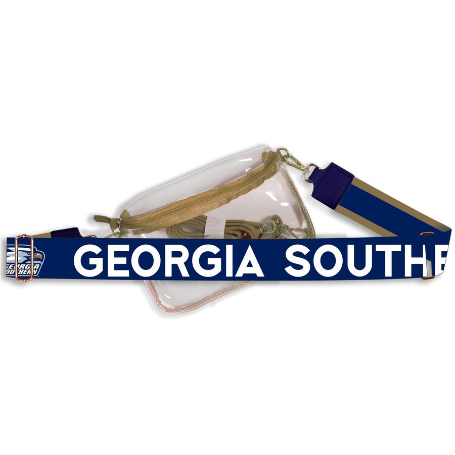 Georgia Southern Eagles Women's Hailey Clear Purse with Logo Strap | Fanatics