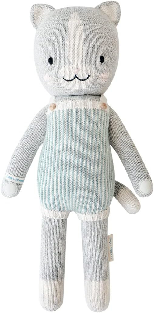 cuddle + kind Dylan The Kitten Regular 20" Hand-Knit Doll – 1 Doll = 10 Meals, Fair Trade, Heir... | Amazon (US)