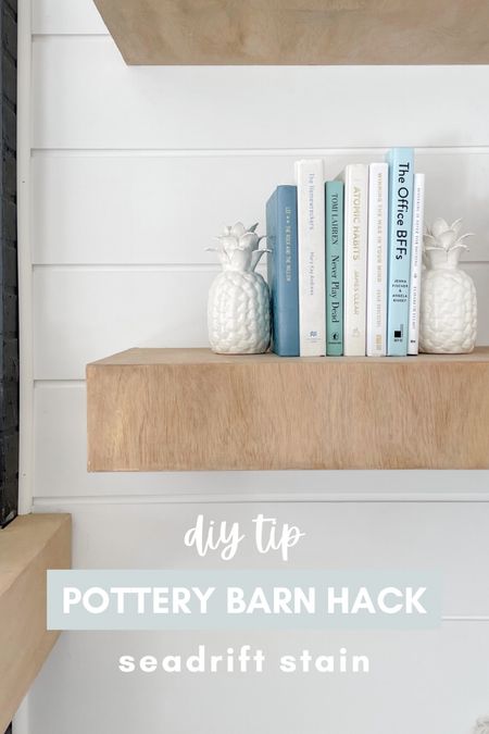POTTERY BARN SEADRIFT FINISH HACK 👇🏼

It’s an easy 6 step process depending on what you’re building. (I’ve tried this on both sande plywood and pine)

1. Sand wood with 220 grit
2. “Water pop” the wood with water wipes and let dry (the idea is that the water opens the pores of the wood and allows it to absorb stain better)
3. Apply pre-stain wood conditioner
4. 1 coat providential
5. 1 coat antique white (have an extra rag around to really wipe this one off)
6. Seal with matte polyurethane



#LTKhome
