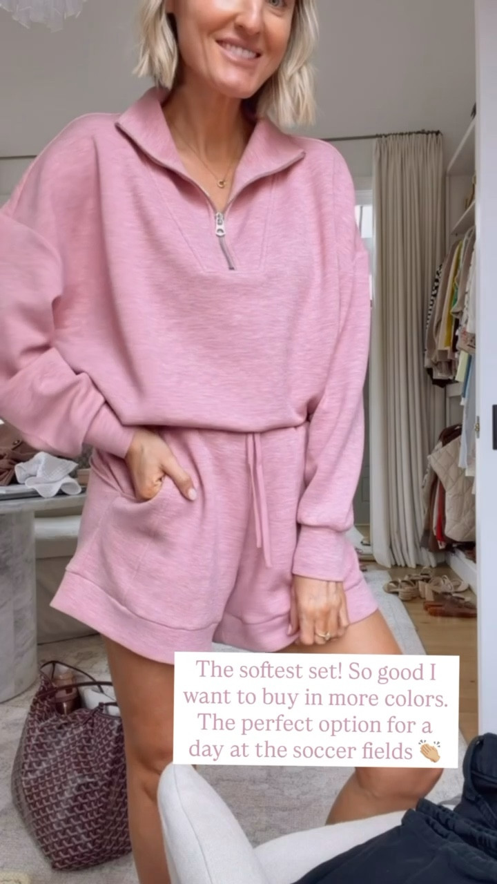 @Varley ‘s loungewear pieces cannot be beat! So soft & comfortable! Perfect for traveling! Wearing S!

Loverly Grey, Varley, matching set, loungewear, lounge set 

#LTKTravel #LTKSeasonal