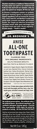Dr. Bronner's All-One Toothpaste Anise 5 oz (Pack of 1) | Amazon (US)