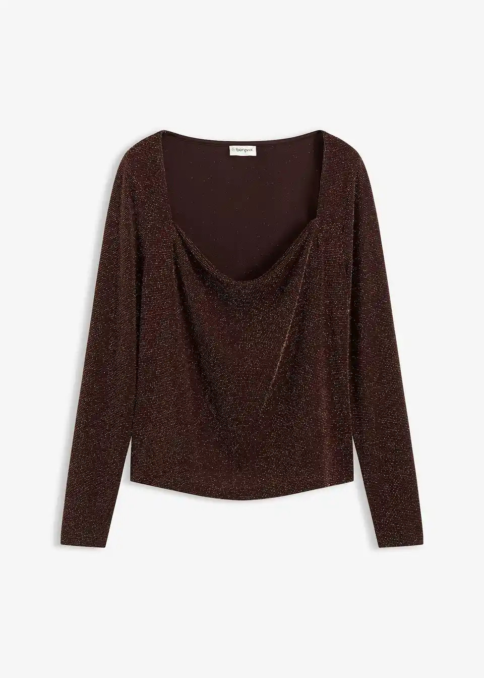 Top mit Wasserfallausschnitt | Bonprix DE