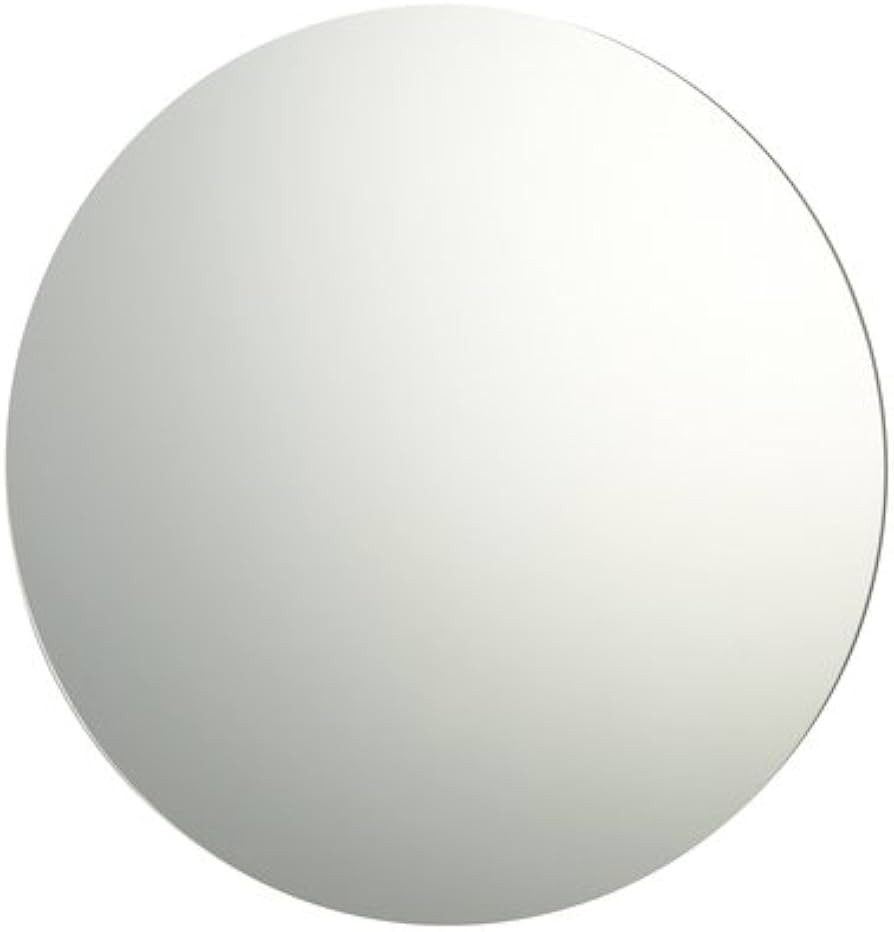 Reflex Sales and Marketing Ltd 60cm Diameter Circular Round Plain Unframed Frameless Bathroom Mir... | Amazon (UK)
