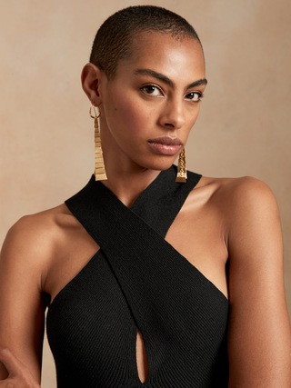 Volta Halter Dress | Banana Republic (US)