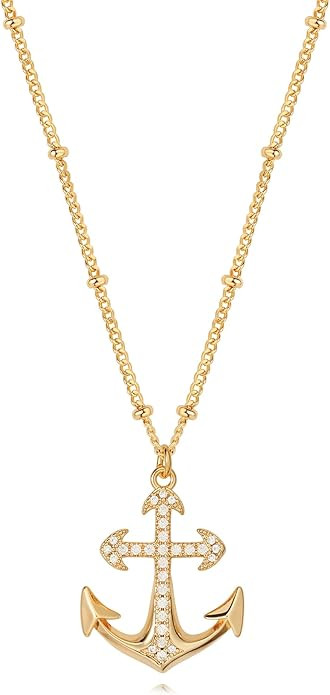 MTMY Gold Starfish Necklace 14K Gold Plated Shell Conch Ocean Pendant Necklace for Women Beach Su... | Amazon (US)