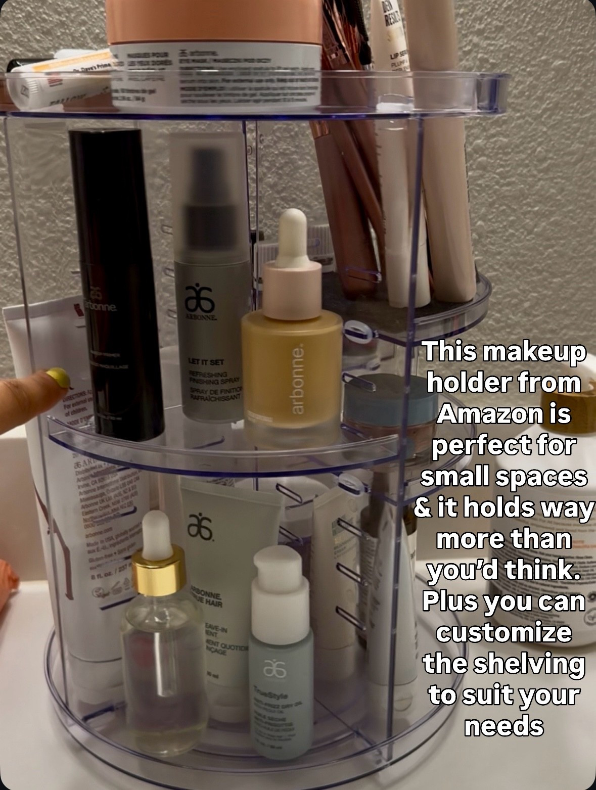 Lazy susan makeup holder

#LTKFindsUnder50 #LTKHome