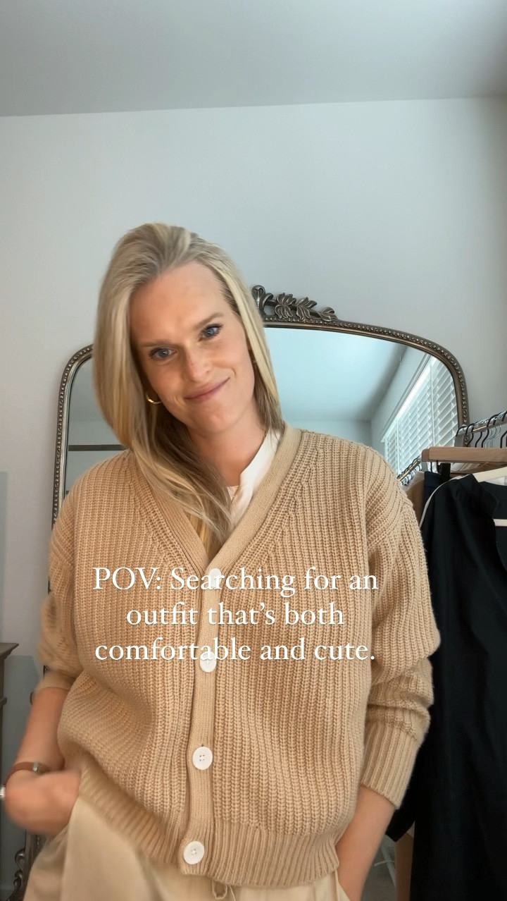 Spring vibes calling? Use code CAMILLAB for 15% off @darling Cardigan. This go-to cardigan from the Darling Spring Capsule is my to answer! Relaxed  and stylish, it’s your perfect companion for those unpredictable weather swings. Keep it easy-breezy with timeless pieces that effortlessly shift from day to night. #CapsuleWardrobe #SpringFashion #DarlingPartner 

#LTKVideo #LTKover40 #LTKstyletip