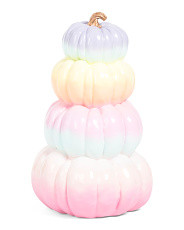 28in Outdoor Safe Stacked Pumpkins Decor | Marshalls