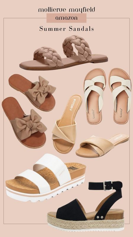 Who else is ready for warmer weather ☀️ these sandals are super cute and comfy when you’re hitting the pool or beach 🏖️ 

#LTKswim #LTKshoecrush #LTKSeasonal