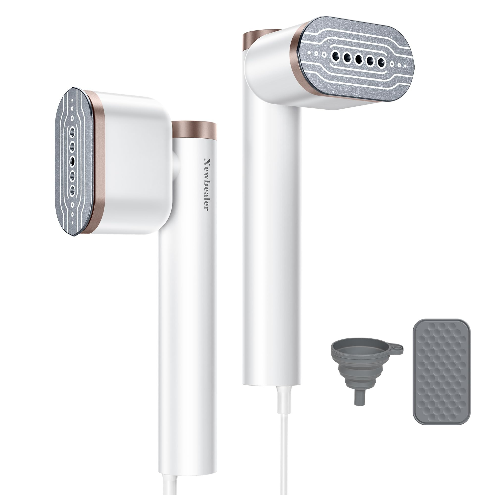 Newbealer Steamer for Clothes, 1200W Portable Steam Iron, 2 Steam Levels, Horizontal and Vertical... | Amazon (US)