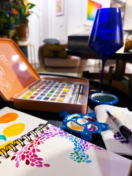 My favorite watercolor supplies for the perfect painting and audiobook relaxing night in 🌙 🍷 

#LTKhome #LTKunder50 #LTKsalealert