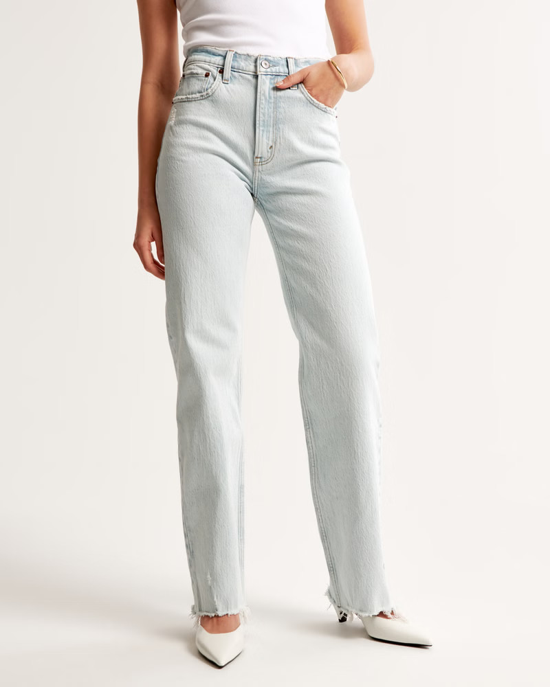 High Rise 90s Relaxed Jean | Abercrombie & Fitch (US)