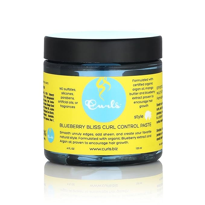 Curls Blueberry Bliss Control Paste - 4 fl oz, For Wavy, Curly, and Coily Hair Types, Smoothes Ou... | Amazon (US)