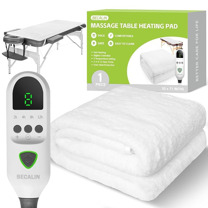 Massage Table Warmer Heating Pad Professional SPA Massage Bed Warmer Pads | Amazon (US)