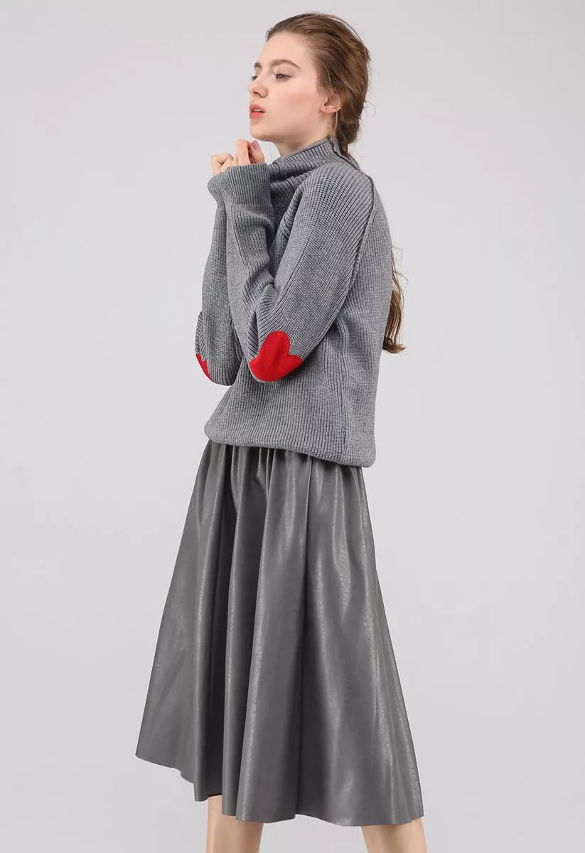 Heart and Soul Patched Knit curated on LTK