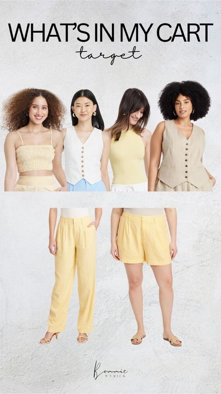 What’s In My Cart: Target ☀️ Midsize Fashion | Summer Outfit | Spring Dress | Matching Set | Target Finds | Vest | Trouser Outfit | Midsize Workwear

#LTKfindsunder50 #LTKmidsize #LTKstyletip