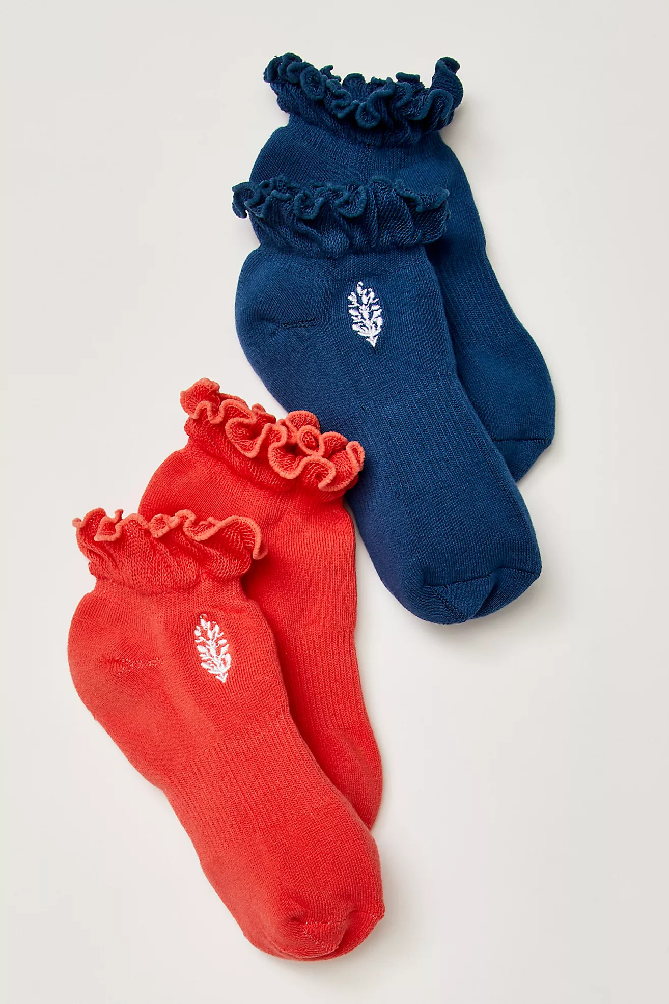 FP Movement Ruffle Sneaker Sock 2-Pack | Free People (Global - UK&FR Excluded)