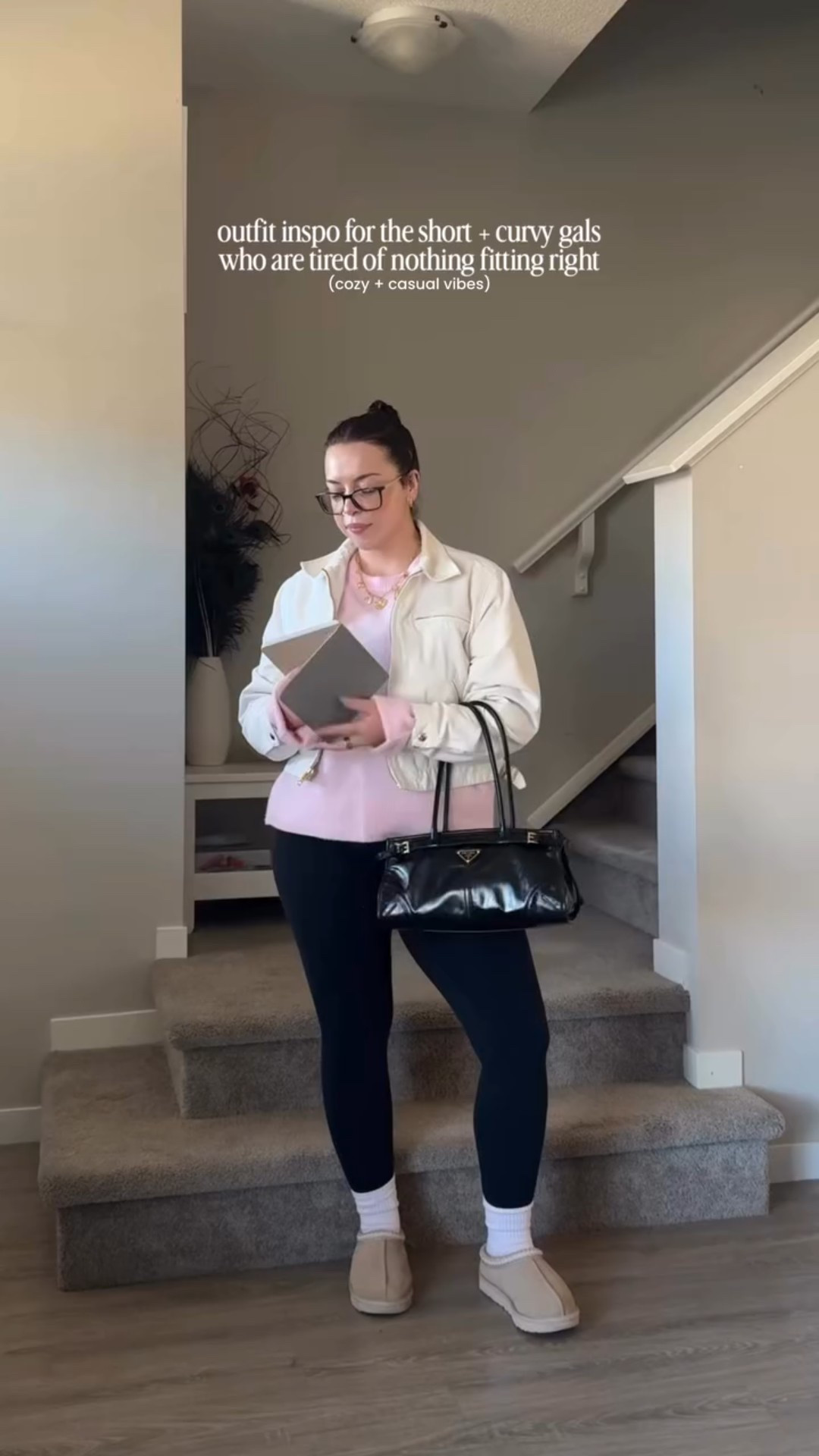 cozy + casual is my fav vibe, especially on chilly winter days 🩷
i’ve been obsessed with pink lately and fell in love with this @abercrombie sweater the moment i saw it ✨

size reference: i’m a size 6-10 in bottoms, medium to large in tops, 156lbs, DDD, and 5’1/2” 🫶🏼

——
size 8 outfit inspo, size 8 style, petite fashion, curvy fashion, large bust approved, abercrombie, aritzia haul, prada bag, kobo ereader, ugg canada, winter fashion, calgary blogger, yyc blogger, canadian blogger, canadian fashion, calgary living, yyc living

#LTKmidsize #LTKcanada #LTKcurves