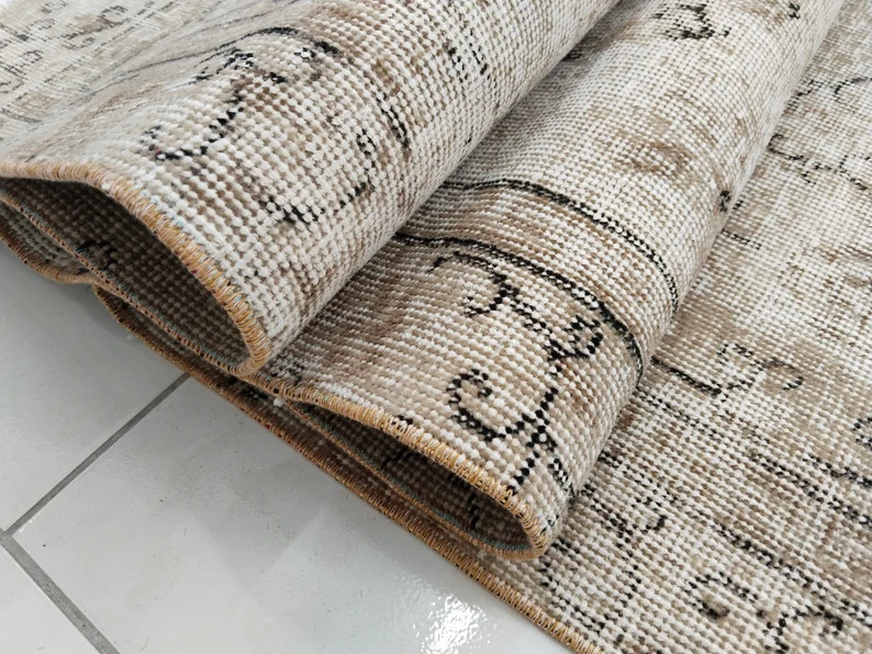 Antique Turkish Rug, Bedroom Rug, Yoga Rug, Sunroom Rug, Oriental Rug, Low Pile Rug, Vintage Rug,... | Etsy (US)