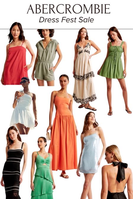 My picks for the Abercrombie Dress Fest sale! 20% off dresses + 15% off everything else!