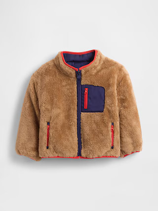 Baby & Toddler Lightweight Sherpa Reversible Jacket | Gap (US)