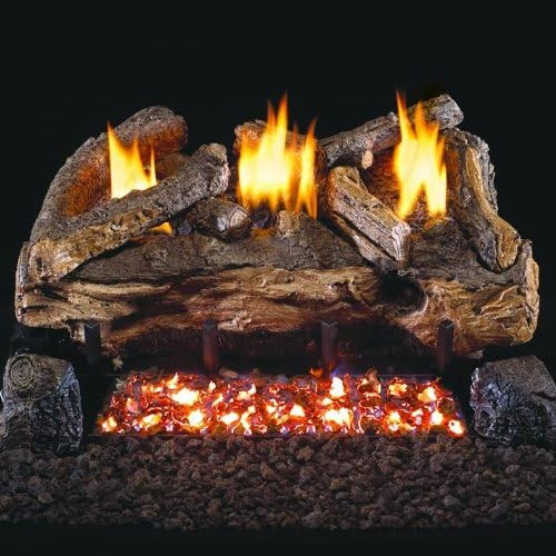 Peterson Real Fyre 30-inch Evening Fyre Split Log Set With Vent-free Propane Ansi Certified G18 B... | Amazon (US)