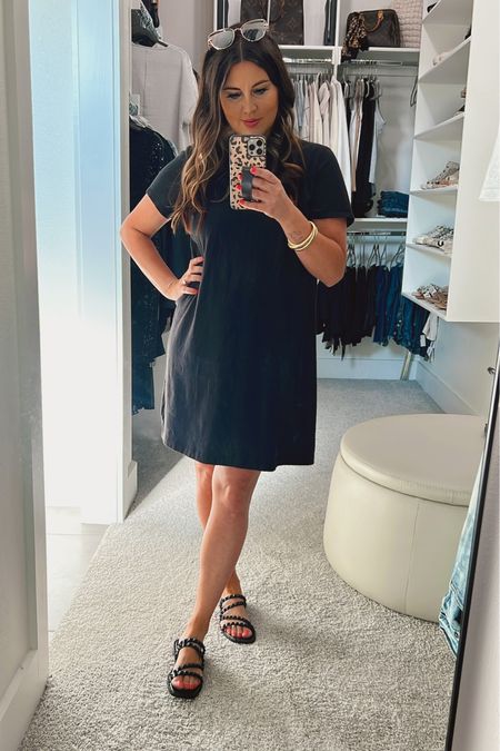Look cute, but be comfy on a budget is my fashion style! Lol Thanks to @walmartfashion they make it super easy on me. #walmartpartner I’m loving this comfy T-shirt dress and easy to clean sandals. Add some bracelets & sunnies and you are good to go. 🙌🏼

#fashion #summerfashion #comfybutcute #tilvacuumdouspart #walmartfashion #summersandals #summerdress #summeraccessories

#LTKfit #LTKstyletip #LTKunder50
