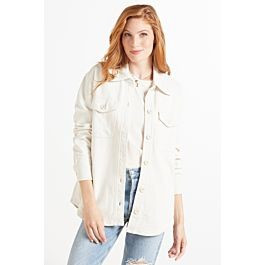 Good American  Fleece Shacket | Evereve