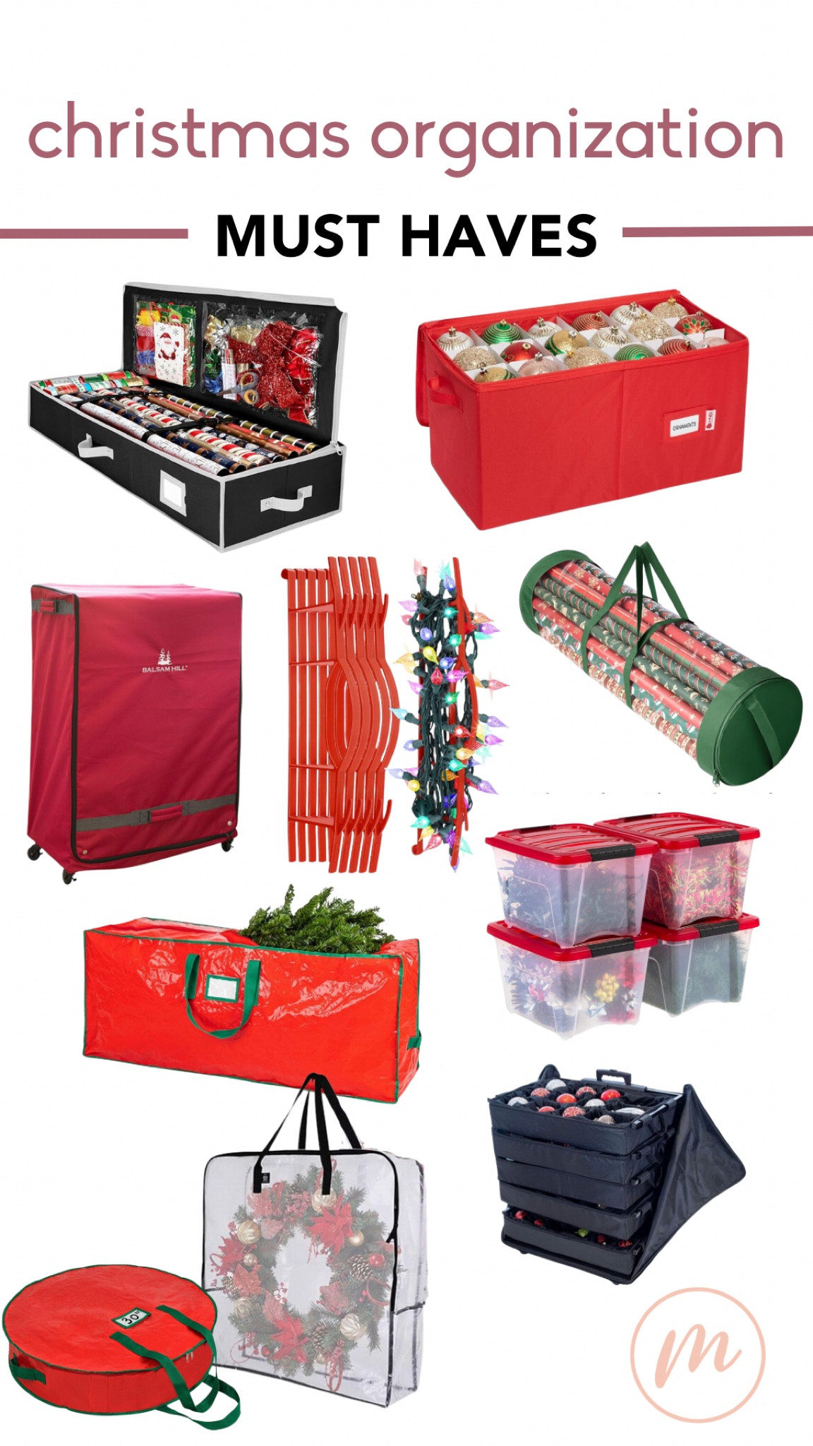 Christmas organization MUST HAVES! 

Christmas organization | Christmas storage | Christmas tree storage | ornament organizer | holiday storage 

#LTKHome #LTKHoliday #LTKSeasonal