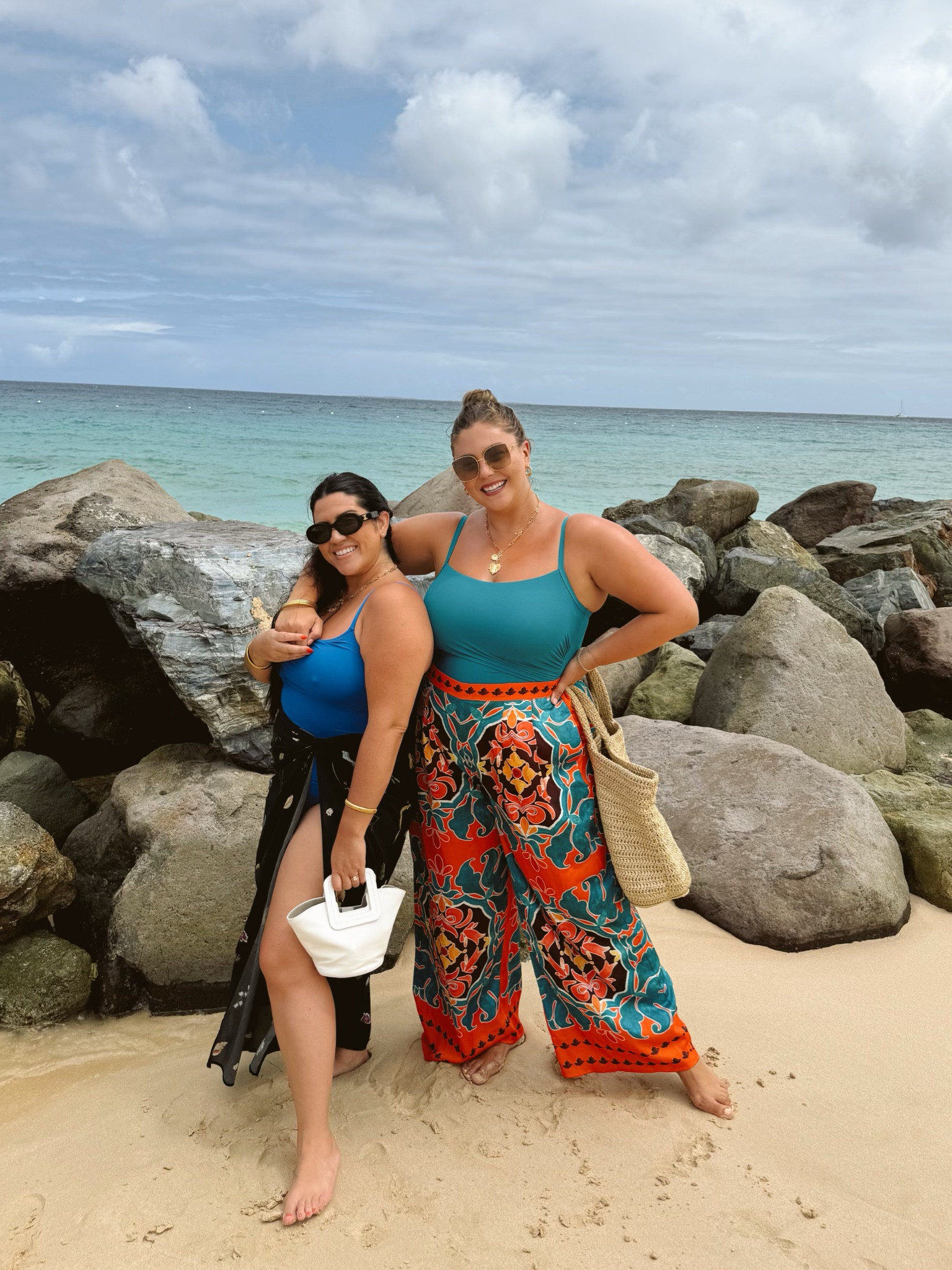 I’m wearing size 16 in swimsuit and 18 in pants. Use CARALYN at Cakes Body. 

#LTKMidsize #LTKSwim #LTKTravel