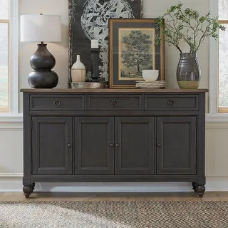 Americana Farmhouse Black Hall Buffet - Bed Bath & Beyond - 36887108 | Bed Bath & Beyond