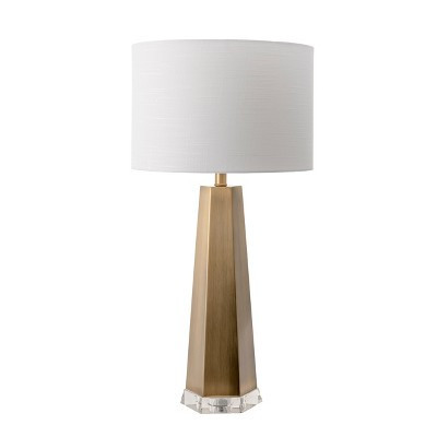 nuLOOM Cheyenne Metal 30" Table Lamp Lighting - Brass 30" H x 15" W x 15" D | Target