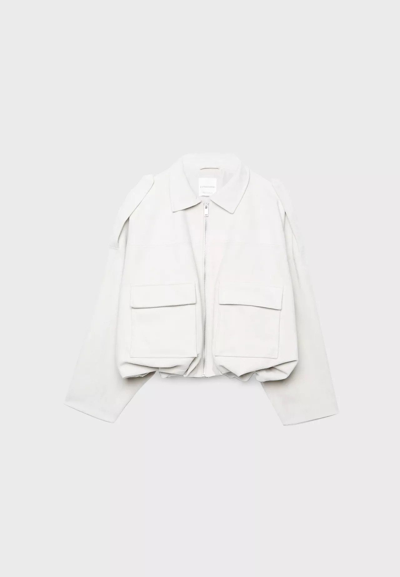 Faux suede bomber jacket - Women's Jackets | Stradivarius United Kingdom | Stradivarius (UK)