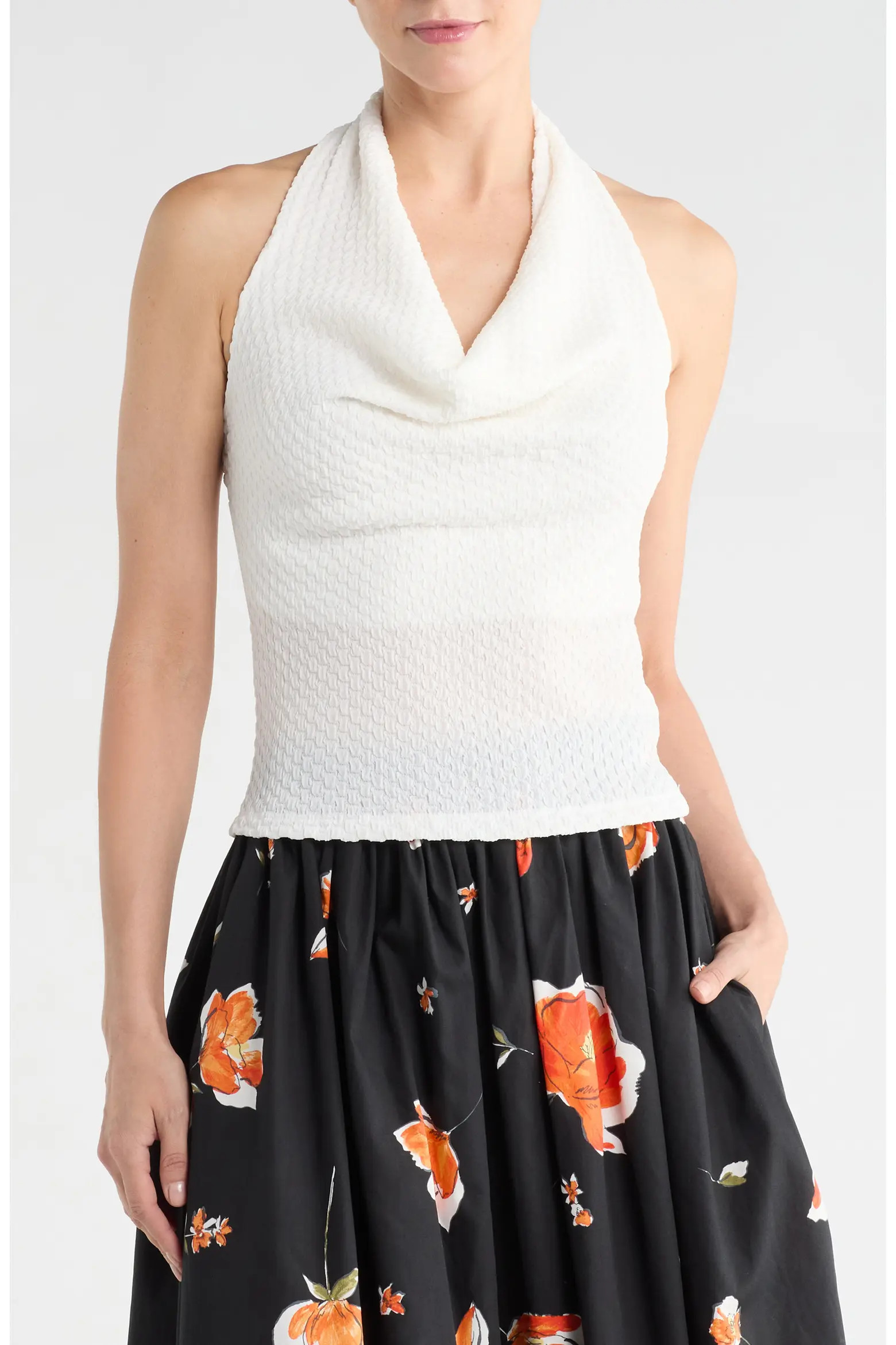 Texture Knit Halter Top (Women) | Nordstromrack | Nordstrom Rack
