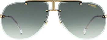 Carrera Eyewear 65mm Oversize Rimless Aviator Sunglasses | Nordstrom | Nordstrom