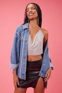 Cowl Neck Chainmail Halter Top | Forever 21 | Forever 21 (US)