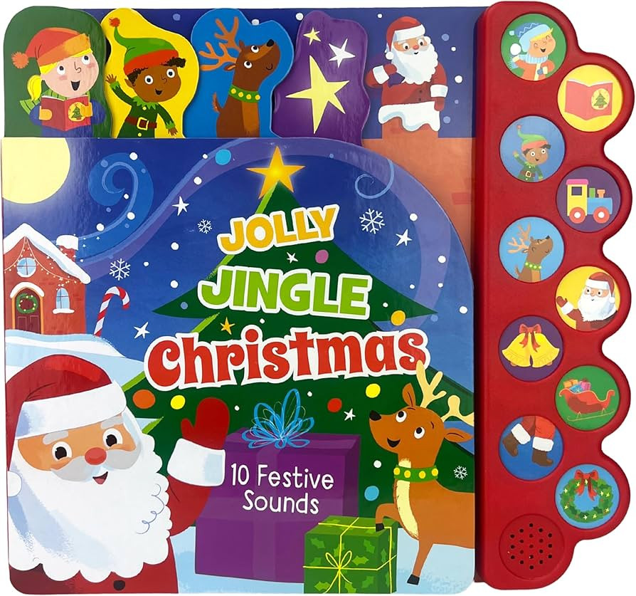Jolly Jingle 10-Button Children's Christmas Sound Book (Interactive Children's Sound Book with 10... | Amazon (US)