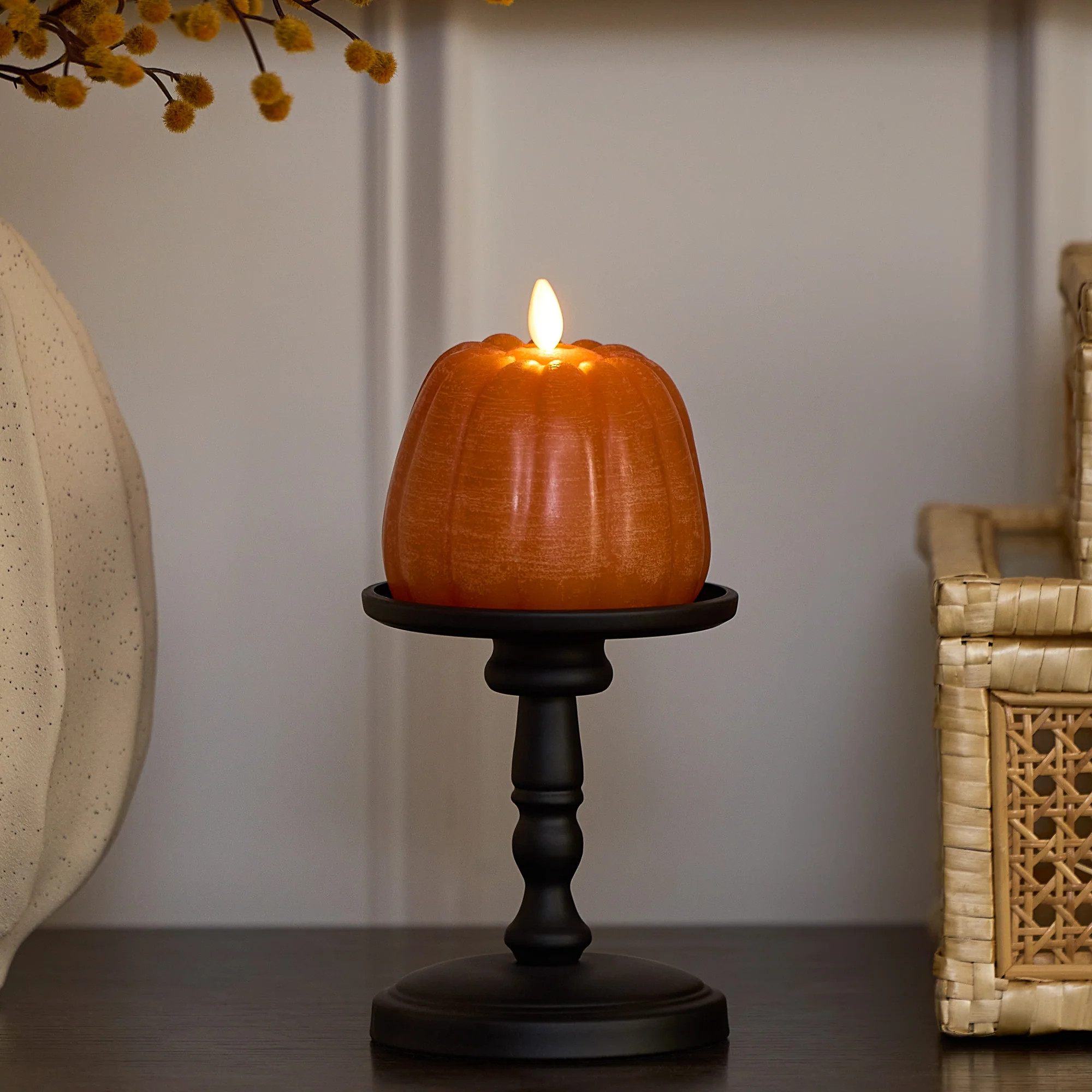 Marmalade Flameless Candle Pumpkin | Luminara
