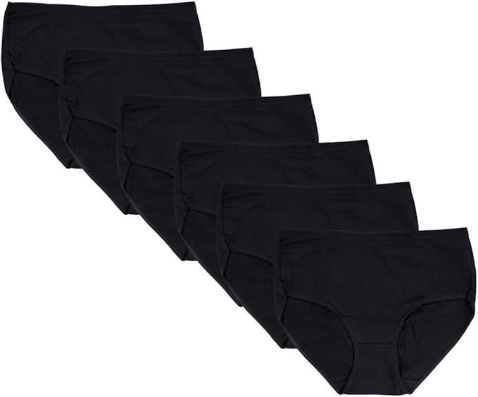 Closecret Women Comfort Cotton Underwear Classic Full Coverage Breathable Briefs Panties Underpan... | Amazon (US)
