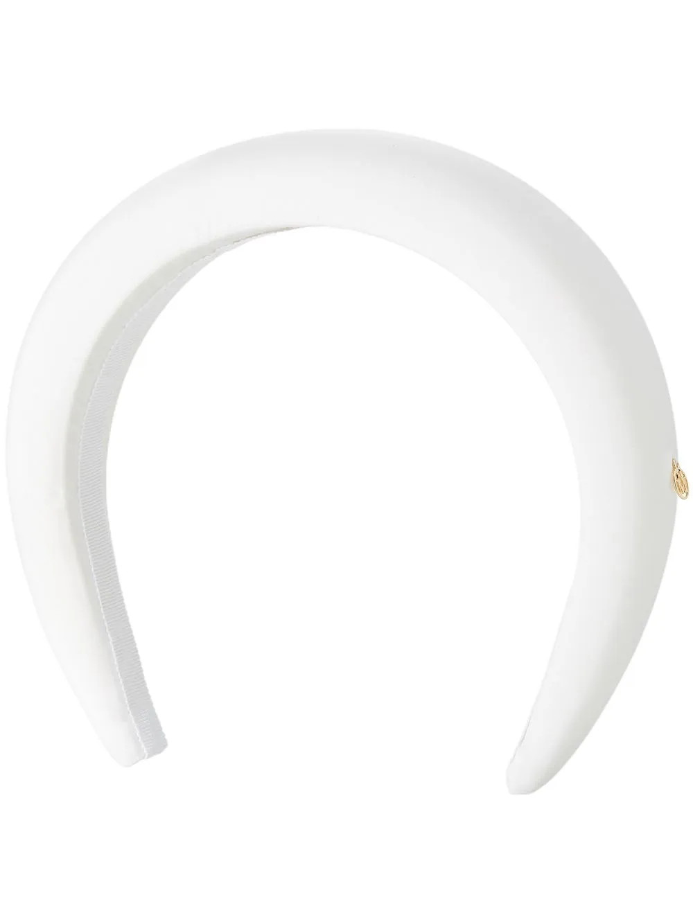 Maison Michel Cerchietto Imbottito Miwa  | Bianco | FARFETCH IT | Farfetch Global