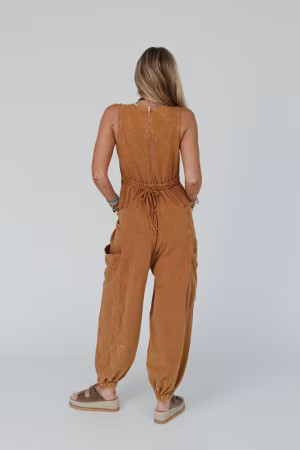 Turning Point Washed Cargo Jumpsuit — Three Bird Nest | Three Bird Nest
