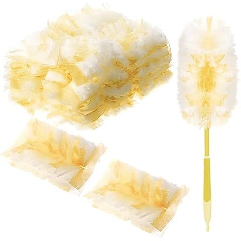 Swiffer Feather Dusters Multi-Surface Duster Refills, Bamboo, White, 18 count | Amazon (US)