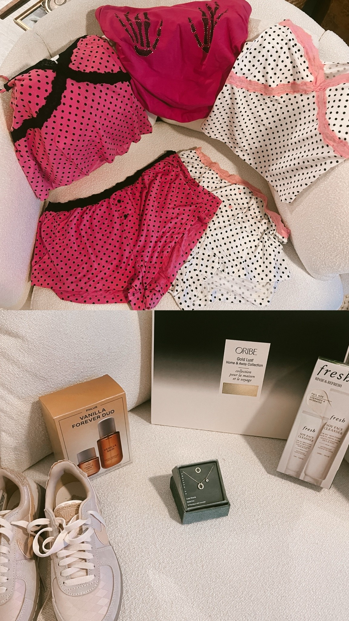 VS PINK pj’s haul, plus a spooky skeleton tube top fof HHN nights 🖤 plus my first batch from my #NSALE2026 haul 💛

Victoria’s Secret Pink, Halloween Horror Nights, Nordstrom Anniversary Sale

#LTKgrwm #LTKSaleAlert #LTKootd